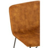 Okrové sametové křeslo Lounge Isabel Ochre - 71*68*78cm