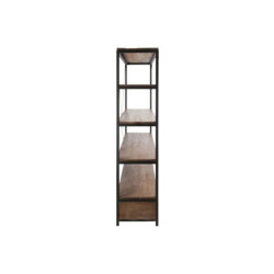 Policový regál / knihovna s kovovou kontrukcí Industrial - 178*45*190cm