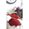 Červený polštář Fish Paul - 93*34*17cm