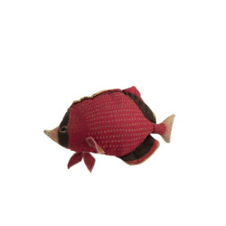 Červený polštář Fish Dory - 62*15*33cm