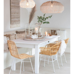 Přírodní ratanová jídelní židle Emmi Rattan Natural - 58*44*88cm