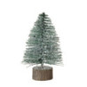 Malý zelený třpytivý vánoční stromeček Tree glitter - Ø 9*15 cm