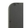 Černé antik nástěnné zrcadlo v kovovém rámu Matt Black - 120*3*40 cm