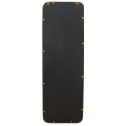 Zlaté antik nástěnné zrcadlo v kovovém rámu Mona Gold - 120*3*40 cm