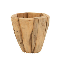 Dřevěný obal na květináč z teakového dřeva Jack S - Ø 30*30 cm