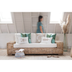 Přírodní 3-místná ratanová pohovka Mya Rattan Natural - 215*90*71 cm