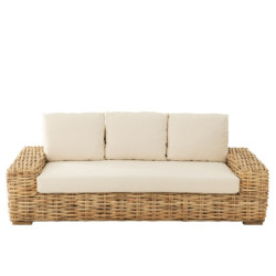 Přírodní 3-místná ratanová pohovka Mya Rattan Natural - 215*90*71 cm