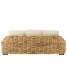 Přírodní 3-místná ratanová pohovka Mya Rattan Natural - 215*90*71 cm