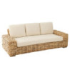 Přírodní 3-místná ratanová pohovka Mya Rattan Natural - 215*90*71 cm