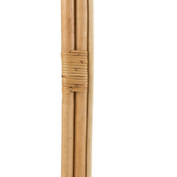 Přírodní ratanové zrcadlo se žebříkem Ellen Rattan Natural - 80*3*180 cm