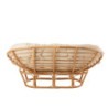 Přírodní oválná ratanová pohovka Roni Rattan Natural - 173*110*75 cm