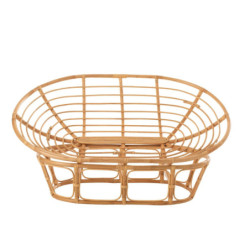 Přírodní oválná ratanová pohovka Roni Rattan Natural - 173*110*75 cm