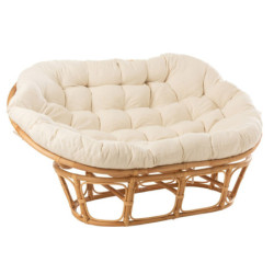 Přírodní oválná ratanová pohovka Roni Rattan Natural - 173*110*75 cm