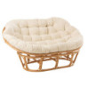 Přírodní oválná ratanová pohovka Roni Rattan Natural - 173*110*75 cm