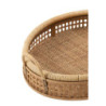 Přírodní oválný ratanovo-bambusový podnos s uchy Rattan Boom  M - 57*43*15 cm