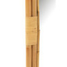 Přírodní ratanové zrcadlo se žebříkem Ellen Rattan Natural - 80*3*152cm