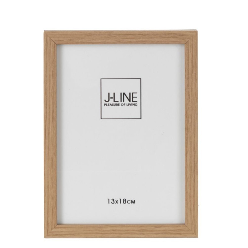 Hnědý dřevěný fotorámeček Ninna M - 15*1,5*20 cm / 13*18 cm