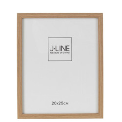 Hnědý dřevěný fotorámeček Ninna L - 21,5*1,5*26,5 cm / 20*25 cm
