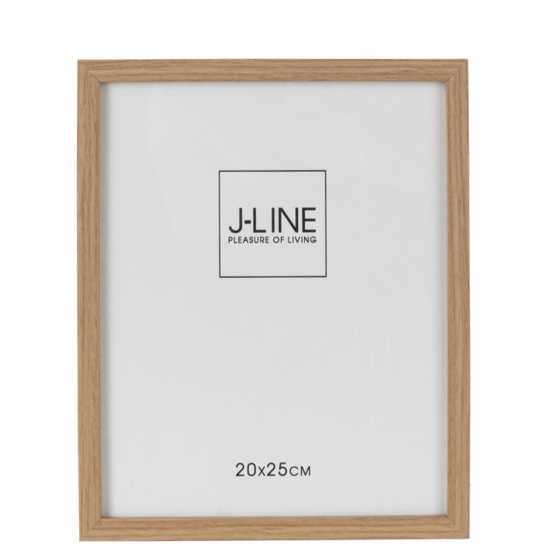 Hnědý dřevěný fotorámeček Ninna L - 21,5*1,5*26,5 cm / 20*25 cm