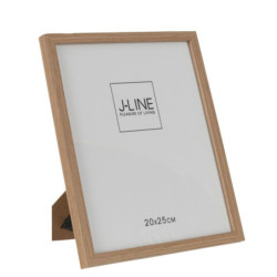 Hnědý dřevěný fotorámeček Ninna L - 21,5*1,5*26,5 cm / 20*25 cm