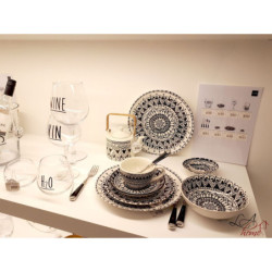 Jídelní talíř Mono Boho - Ø 28 *3cm