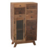 Dřevěná vintage komoda Retro - 62*30*110cm