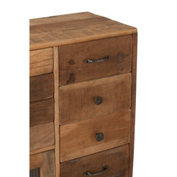 Dřevěná vintage komoda Retro - 62*30*110cm