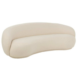 Bílá velká sofa Lounge Snow Poplar - 234*116*73cm