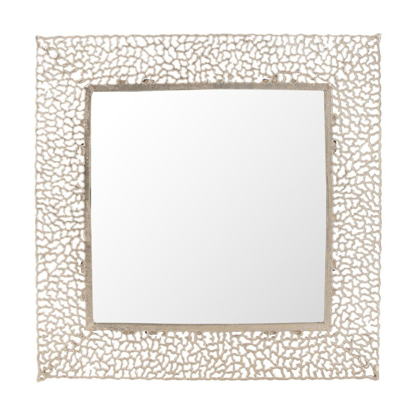 Champagne nástěnné zrcadlo Coral - 71*1*71 cm