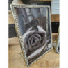 Zlatý kovový fotorámeček s kamínky Jewel L - 15*20 cm