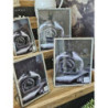 Zlatý kovový fotorámeček s kamínky Jewel L - 15*20 cm