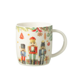Vánoční hrnek s Louskáčky Chris Nutc v dárkové krabičce - 12*8*9 cm / 350ml