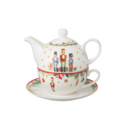 Tea for One s Louskáčky Chris Nutc v dárkové krabičce - 16*14*13 cm / 420 ml