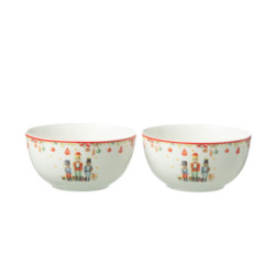 2ks miska s Louskáčky Chris Nutc v dárkové krabičce - Ø 14*7 cm / 560ml