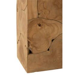 Přírodní dřevěný dekorativní podstavec Teak L - 35*35*100 cm