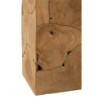 Přírodní dřevěný dekorativní podstavec Teak L - 35*35*100 cm