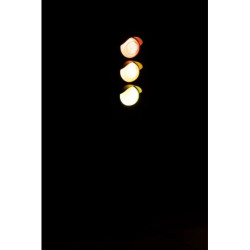 Černá kovová stojací lampa Semafor - Ø30*160cm