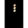 Černá kovová stojací lampa Semafor - Ø30*160cm
