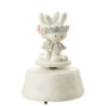 Natahovací hrací kolotoč s králíčky Music Box Rabbits - Ø 10*15 cm