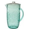 Modrý plastový džbán s víkem Aqua Blue - 20* Ø 13,5*23cm / 2,5L