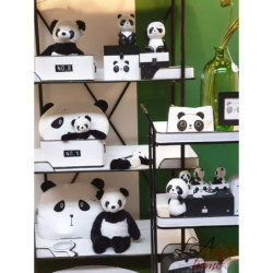 Box na papírové kapesníčky Panda -25*13*8,5cm